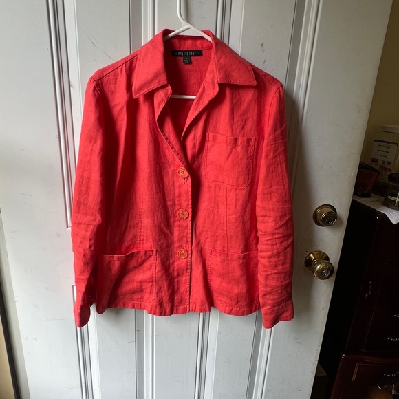 VGUC Lafayette 148 100% Linen jacket - Picture 2 of 5